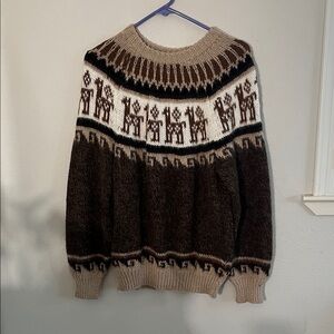 Handmade fairisle sweater vintage